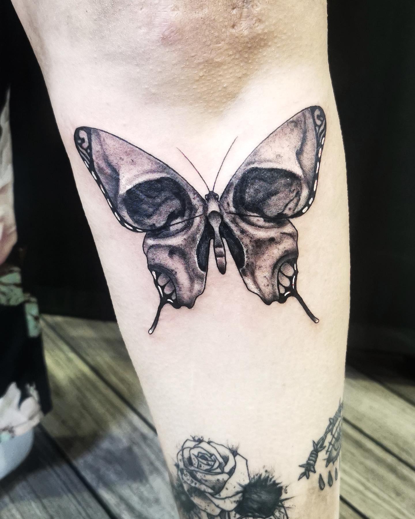 tattoo papillon